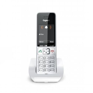 Telefono DECT Cordless Comfort 501 con Segreteria Telefonica Identificatore di Chiamata e Vivavoce Colore Bianco