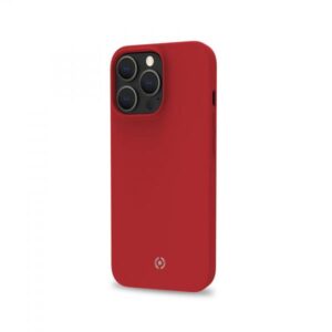 Feeling Iphone 14 Pro Cover In Silicone Soft Touch Red