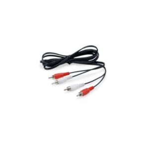 147094 Cavo Audio 2,5 M 2 X Rca Nero