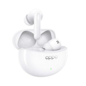 Auricolari True Wireless Enco Air3 Pro, 30h di Autonomia, Driver in Bambù da 12.4mm, Bluetooth 5.3, Controlli Touch, Cancellazione del rumore IA, Android e iOS, IP55, Colore: White