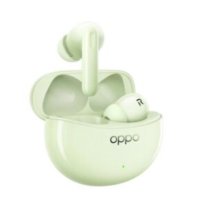 Auricolari True Wireless Enco Air3 Pro, 30h di Autonomia, Driver in Bambù da 12.4mm, Bluetooth 5.3, Controlli Touch, Cancellazione del rumore IA, Android e iOS, IP55, Colore: Green