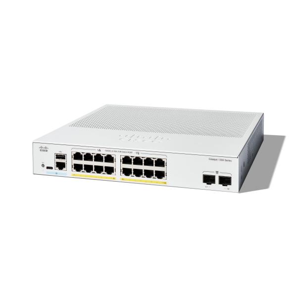 Cisco C1300-16p-2g Switch Di Rete Gestito L2/l3 Gigabit Ethernet (10/100/1000) Bianco