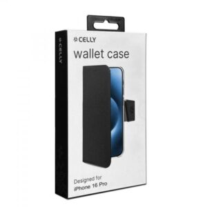 Apple Iphone 16 Pro Custodia A Portafoglio In Similpelle Black