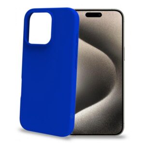 Apple Iphone 16 Pro Cover Cromo In Tpu Blu