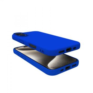 Apple Iphone 16 Cover Cromo In Tpu Blu