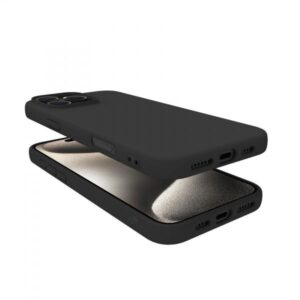 Apple Iphone 16 Pro Max Cover Cromo In Tpu Black