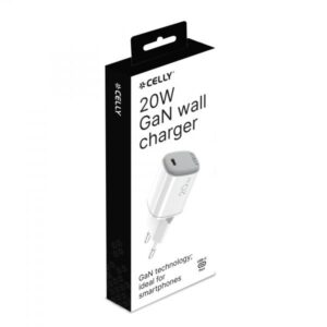Uptc Caricabatterie Da Rete Gan 20 W 1 Porta Usb-c Bianco