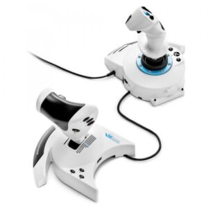 T.Flight Hotas One Microsoft Flight Simulator Edition Nero, Bianco USB Joystick + leva di controllo del motore PC, Xbox One, Xbox One S, Xbox One X