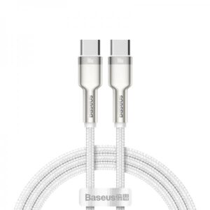6953156202375 cavo USB USB 2.0 2 m USB C Argento, Bianco