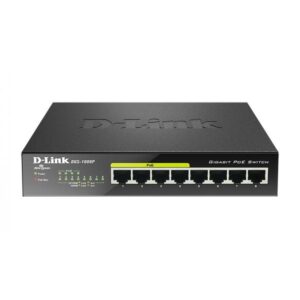D-Link Switch Gigabit 8-port 10/100/1000 DGS-1008P/E
