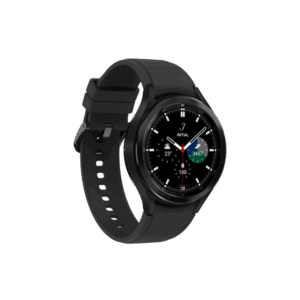 Samsung Galaxy Watch4 Classic - 46 mm - schwarz - intelligente Uhr mit Ridge Sport Band - Flouroelastomer - schwarz - Anzeige 3.46 cm (1.4")