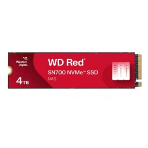 WD Red SN700 WDS400T1R0C - SSD - 4 TB - interno - M.2 2280 - PCIe 3.0 x4 (NVMe)