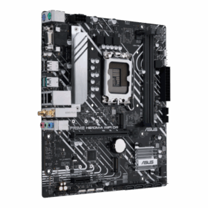 ASUS PRIME H610M-A WIFI D4 - scheda madre - micro ATX - presa LGA1700 - chipset H610 - USB 3.2 Gen 1, USB 3.2 Gen 2 - Gigabit LAN, Wi-Fi, Bluetooth - grafica integrata (CPU richiesta)