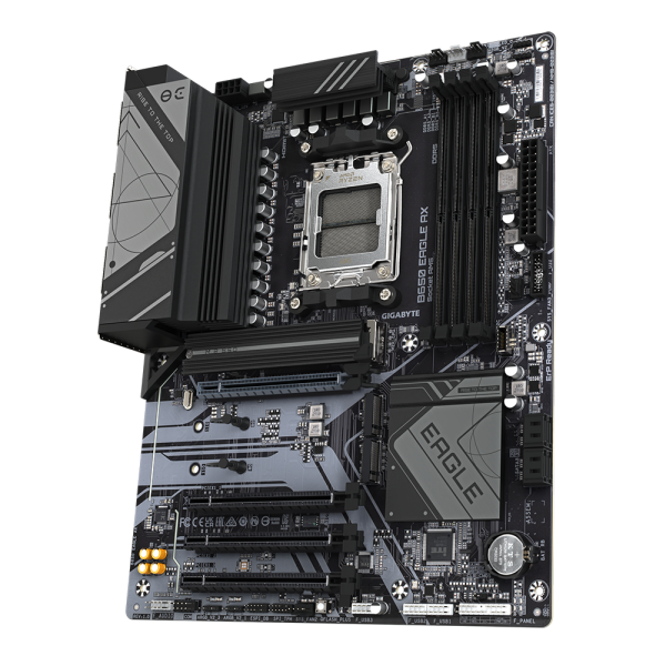 Gigabyte B650 EAGLE AX - scheda madre - ATX - Socket AM5 - Chipset AMD B650 - USB-C 3.2 Gen 1, USB 3.2 Gen 2, USB 3.2 Gen 1 - Gigabit LAN - grafica integrata (CPU richiesta)
