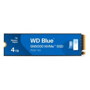 WD Blue SN5000 WDS400T4B0E-00BKY0 - SSD - 4 TB - interno - M.2 2280 - PCIe 4.0 x4 (NVMe)