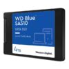 WD Blue SA510 WDS400T3B0A-00C7K0 - SSD - 4 TB - interno - 2,5" (6,4 cm)