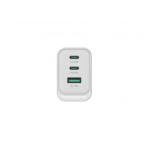 Conceptronic ALTHEA21W65 3-Port 65W GaN USB-PD-Ladegerät, USB-C x 2, USB-A x 1, QC 3.0, PPS, PD 3.0, Drinnen, AC, 20 V, 1,5 m, Weiß