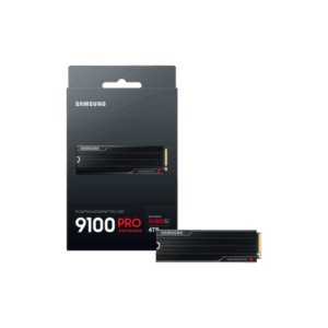 Samsung 9100 PRO MZ-VAP4T0 - SSD - verschlüsselt - 4 TB - mit Kühlkörper - intern - M.2 2280 - PCI Express 5.0 x4 (NVMe)