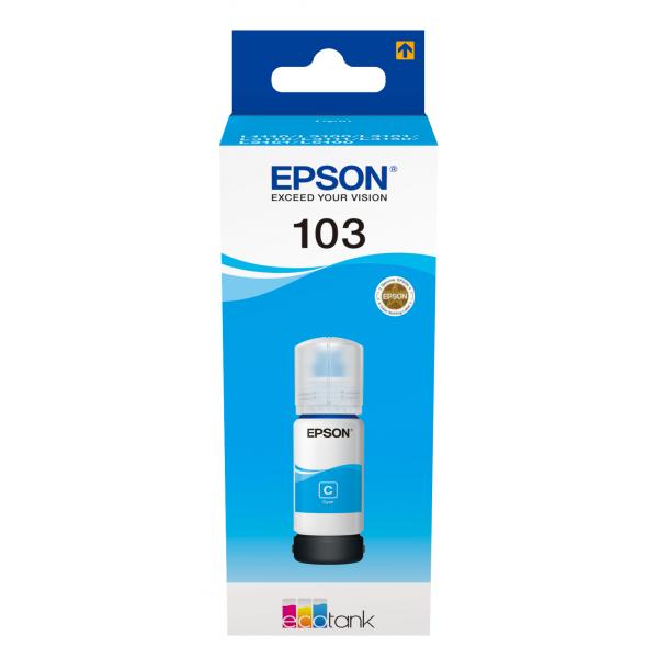 Epson 103 - 65 ml - ciano - originale - ricarica inchiostro