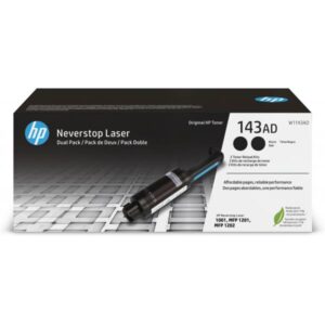 HP 143AD - Confezione da 2 - Nero - Ricarica toner