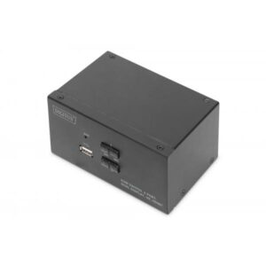 Switch KVM DIGITUS, 2 porte, doppio display, 4K, HDMI®