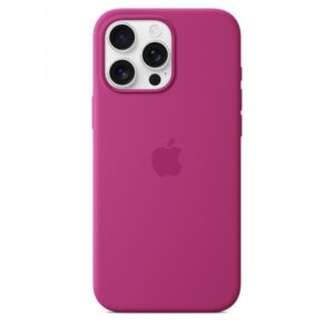 APPLE Custodia in silicone per iPhone 16 Pro Max con MagSafe - Fucsia