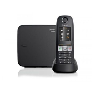 Telefono fisso Gigaset E630 nero - Resistente agli urti, all'acqua e alla polvere - Vivavoce - ID chiamante