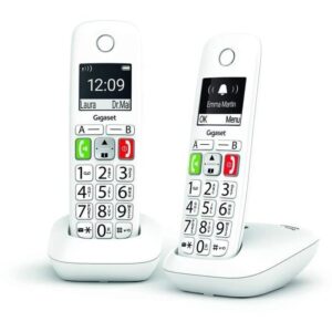 Telefono fisso GIGASET E290 Duo Bianco