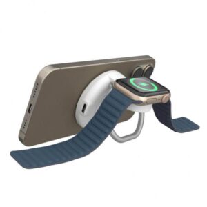 CARICATORE MAGNETICO HYPER 2IN1 WH IPHONE/APPLEWATCH/AIRPODS+DISP EXTR