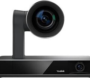 Yealink UVC86 Black, 4K dual-eye intelligent camera, 1x UVC86 4K dual-eye intelligent camera,, 1x VCR20 remote control, 1x 7m USB2 cable,, 1x 7.5m CAT5e cable, 1x Wall mount bracket, 1x power adapter (1206663)