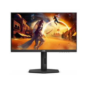 AOC Gaming 24G4X - G4 Series - LED-Monitor - Gaming - 61 cm (24") (23.8" sichtbar) - 1920 x 1080 Full HD (1080p) @ 180 Hz - IPS - 300 cd/m² - 1000:1 - HDR10 - 0.5 ms - 2xHDMI, DisplayPort - Lautsprecher - Schwarz [Energieklasse E] (24G4X)
