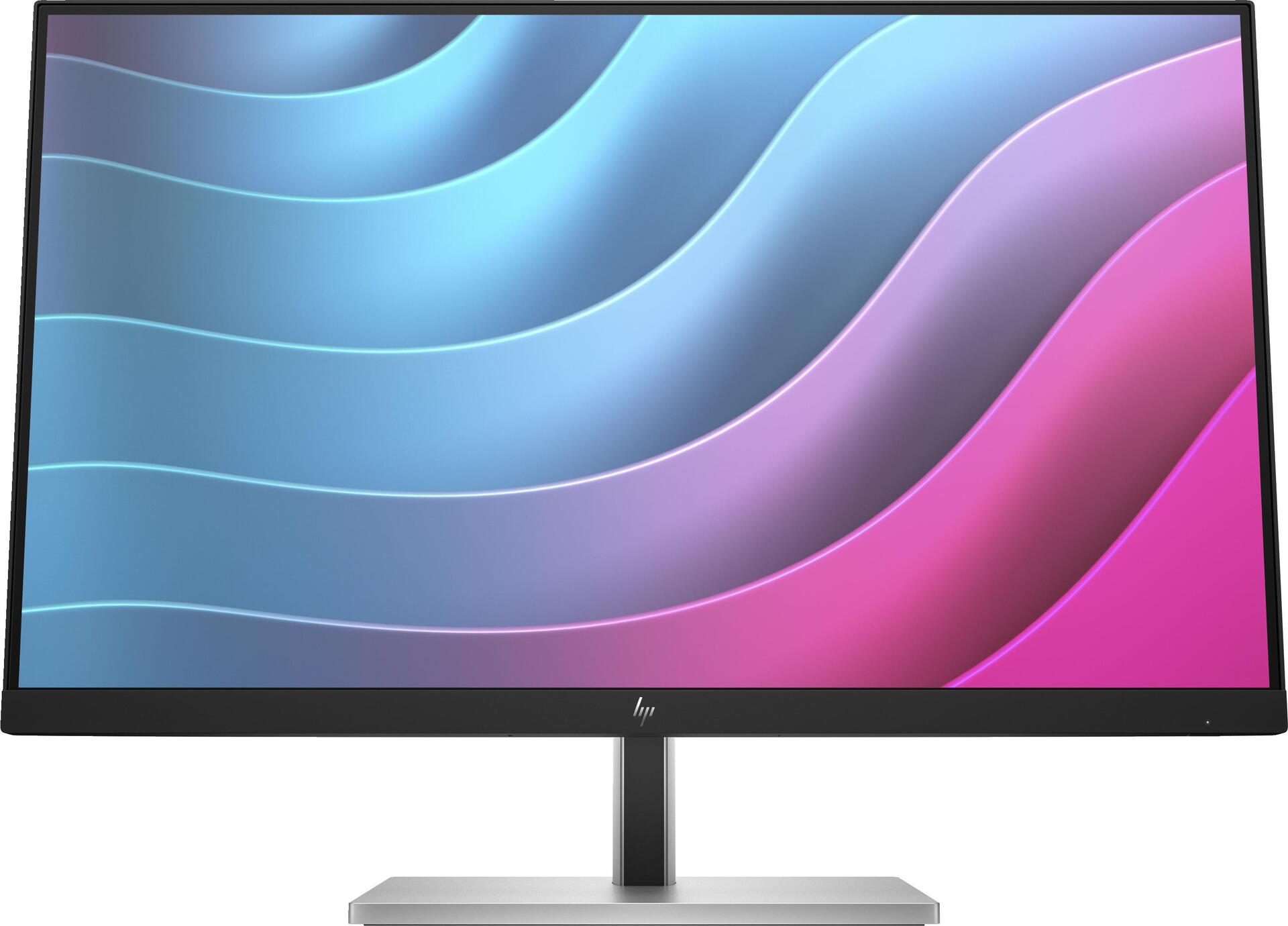 HP E24 G5 FHD PVC Free Monitor Computerbildschirm 60,5 cm (23.8") 1920 x 1080 Pixel Full HD LCD Schwarz - Silber (6N6E9A5)