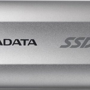 ADATA SD810 - 1 TB - USB Typ-C - USB 3.2 Gen 2x2 - 2000 MB/s - Schwarz - Silber (SD810-1000G-CSG)