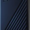WD My Passport for Mac WDBEJA0060BBL - Festplatte - verschlüsselt - 6 TB - extern (tragbar) - USB 3.2 Gen 1 (USB-C Steckverbinder) - 256-Bit-AES - Blau (WDBEJA0060BBL-WESN)