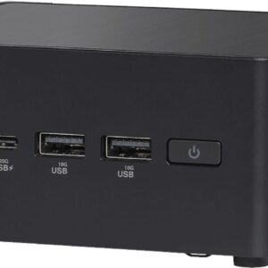ASUS NUC 14 Pro RNUC14RVHU500002I - Barebone - Mini-PC - 1 x Core Ultra 5 125H / 1.2 GHz - RAM 0 GB - Intel Arc Graphics - 1GbE, 2.5GbE, 802.11ax (Wi-Fi 6E), Bluetooth 5.3 - WLAN: 802.11a/b/g/n/ac/ax (Wi-Fi 6E), Bluetooth 5.3 - Schwarz (90AR0072-M000P0)