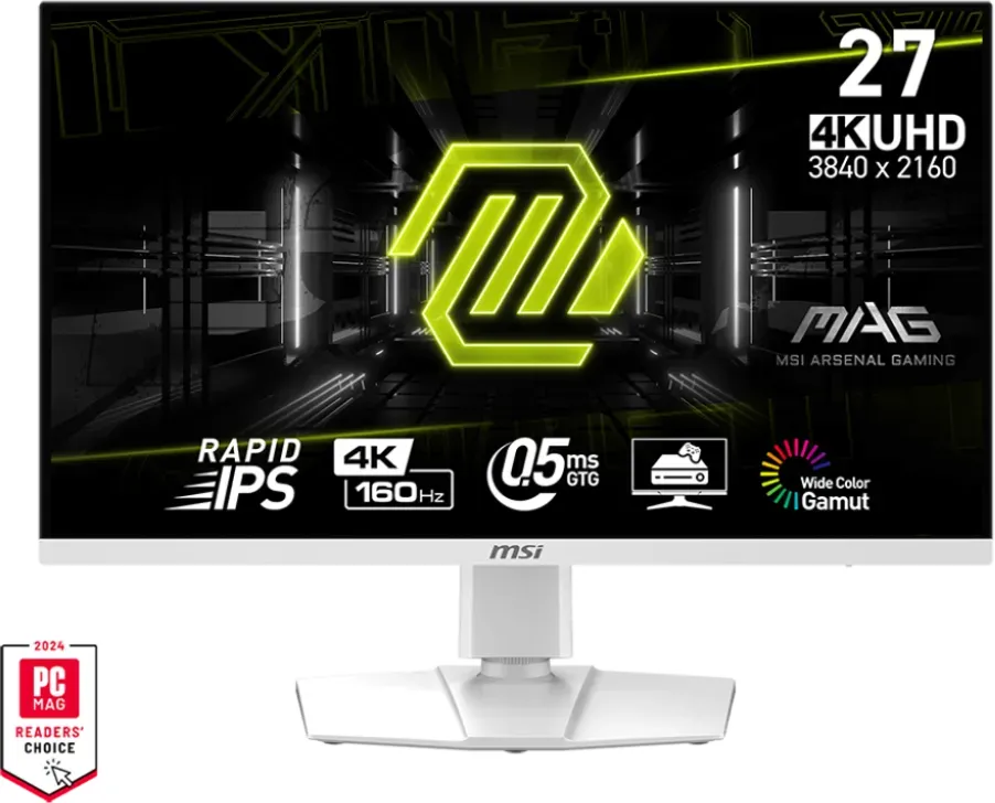 MSI 27"(68.6cm)TFT MSI MAG 274URFWDE White GAMING 160Hz - Flachbildschirm (TFT/LCD) - 27" (9S6-3CC29H-279)
