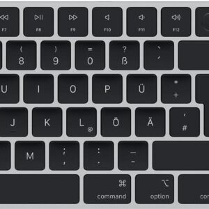 Apple Magic Keyboard with Touch ID and Numeric Keypad for Mac models with silicon - German - Black Keys (MXK83D/A)