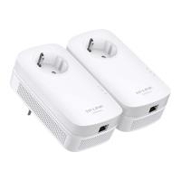 TP-LINK TL-PA8010P KIT - Starter Kit - Bridge - GigE, HomePlug AV (HPAV), HomePlug AV (HPAV) 2,0 - an Wandsteckdose anschließbar (TL-PA8010P KIT)