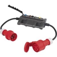 VOLTCRAFT Messadapter [ CEE-Stecker - CEE-Kupplung] DLA-3L 32 (DLA-3L 32)