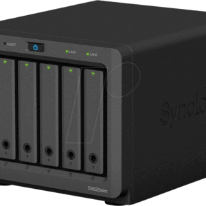 Synology DiskStation DS620SLIM NAS & Speicherserver Eingebauter Ethernet-Anschluss Desktop Schwarz (DS620SLIM)