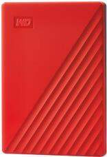 WD My Passport WDBPKJ0040BRD - Festplatte - verschlüsselt - 4TB - extern (tragbar) - USB3.0 - 256-Bit-AES - Rot (WDBPKJ0040BRD-WESN)