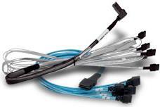 Broadcom - Internes SAS-Kabel - 1x8 Slim SAS (SFF-8654) (M) bis OCuLink (SFF-8612) - 1 m