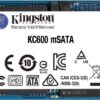 Kingston KC600 - SSD - verschlüsselt - 1024GB - intern - mSATA - SATA 6Gb/s - 256-Bit-AES - Self-Encrypting Drive (SED), TCG Opal Encryption (SKC600MS/1024G)