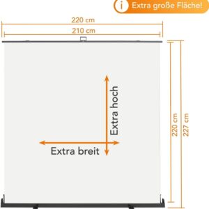 Walimex pro Roll-up Panel Hintergrund weiß 210x220 (1023210)