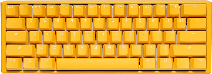 Ducky One 3 Yellow Mini Gaming Tastatur, RGB LED - MX-Speed-Silver (DKON2161ST-PDEPDYDYYYC1)