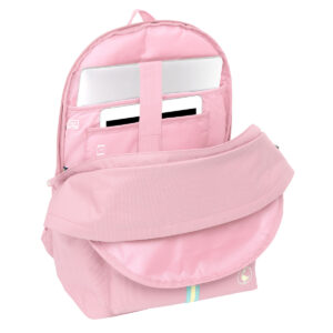 Zaino per PC Portatile e Tablet con Uscita USB El Ganso Basics Rosa