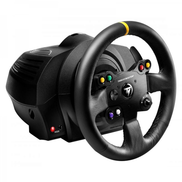Thrustmaster 4460133 periferica di gioco Nero Sterzo + Pedali PC, Xbox One (ThrustMaster TX Racing - Leather Editi)