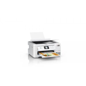 Epson EcoTank ET-2856 Ad inchiostro A4 5760 x 1440 DPI 33 ppm Wi-Fi (Epson EcoTank ET-2856 ET 2856 ET2856 - Multifunction printer - colour - ink-jet - refillable - A4 [media] - up to 10.5 ppm [printing] - 100 sheets - USB, Wi-Fi - white)