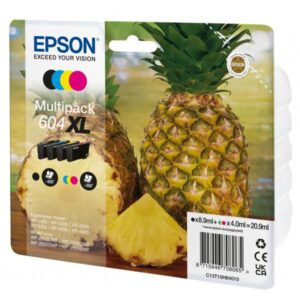 Epson 604XL cartuccia d'inchiostro 4 pz Originale Resa elevata [XL] Nero, Ciano, Magenta, Giallo (Epson 604 - 4 pakker - XL - sort, gul,)