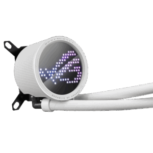 ASUS ROG Ryuo III 360 ARGB White Edition Processore Kit di raffreddamento a liquido 12 cm Bianco (Asus ROG Ryuo III 360 ARGB 360mm Liquid CPU Cooler, 8th Gen Asetek Pump, 3 x ARGB Fans, Anime Matrix LED Display, White Edition)
